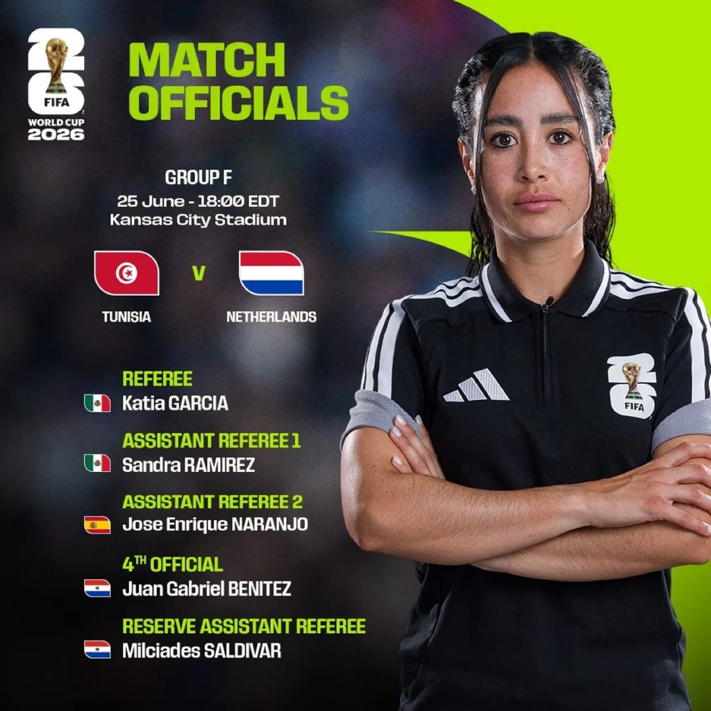 Histórico: La mexicana Katia Itzel García dirigirá en el Mundial 2026
