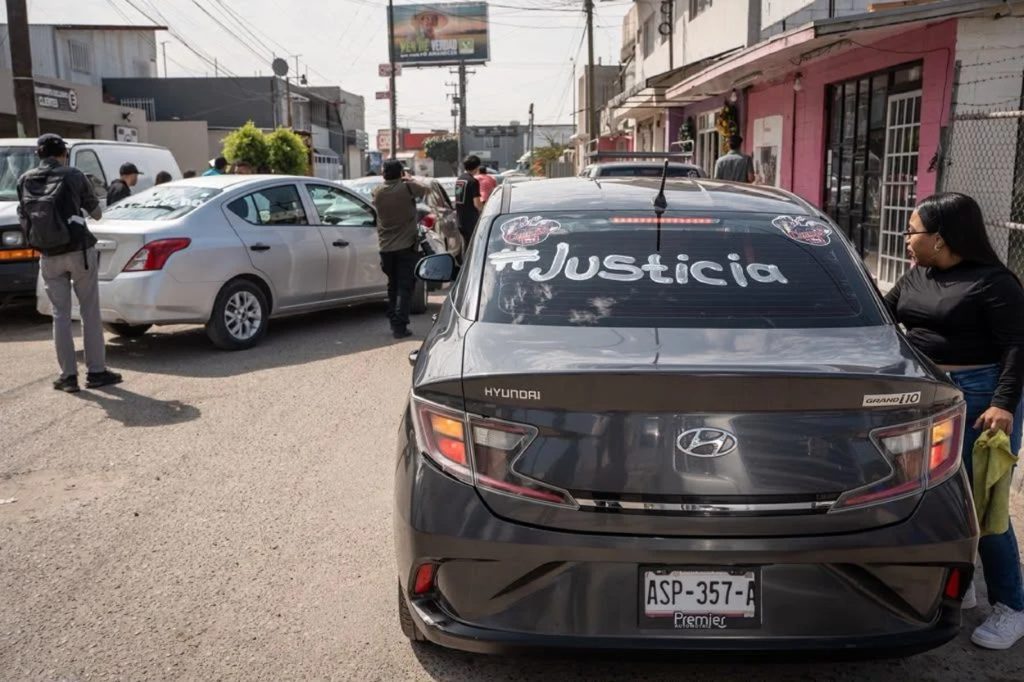 Conductores de plataformas exigen seguridad en Tijuana tras asesinato de chofer