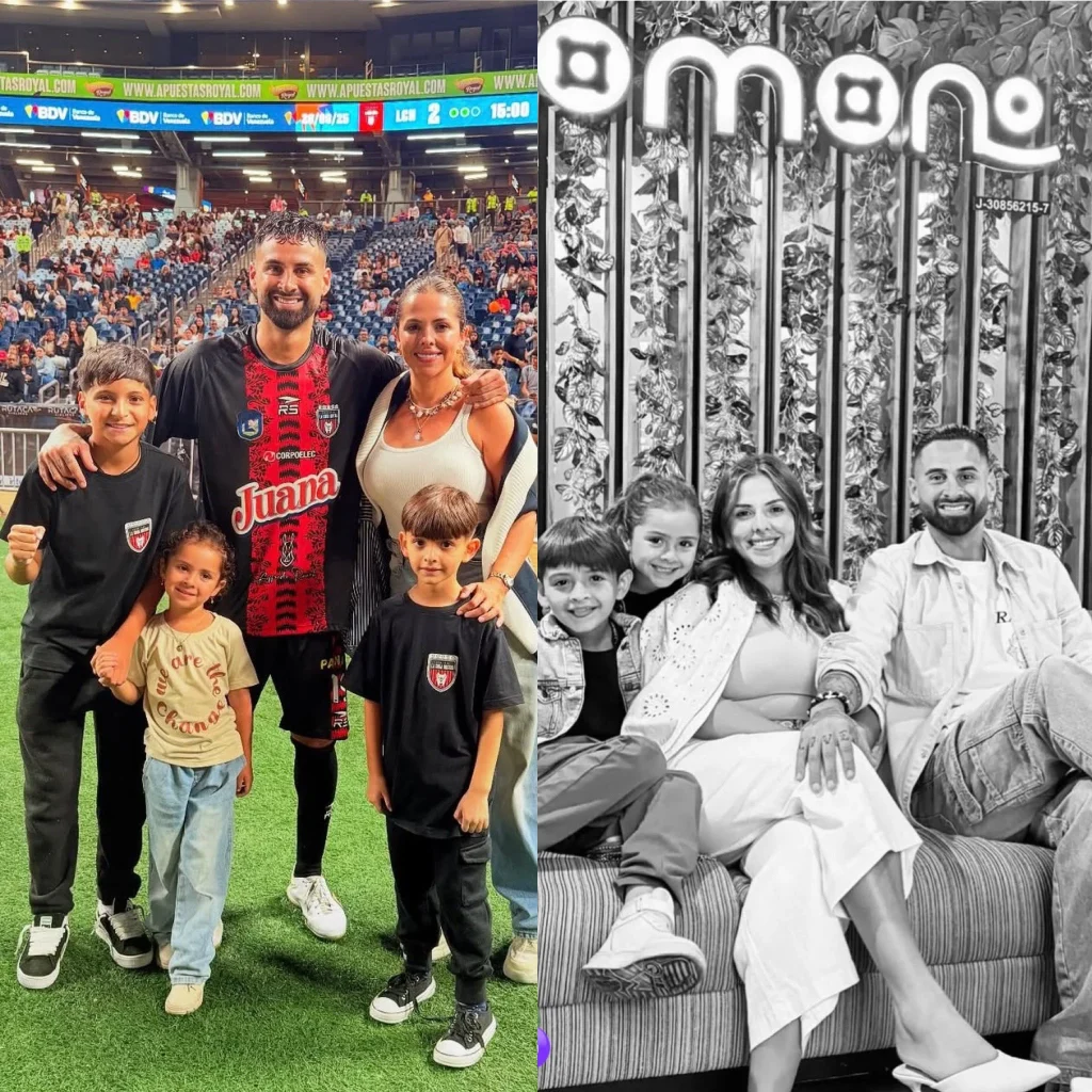 Familia del futbolista Lucas Trejo