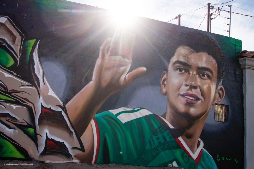 Inmortalizan en mural de Mexicali a Gilberto Mora "Morita"