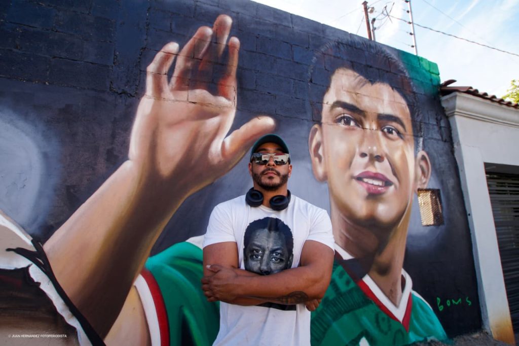 Inmortalizan en mural de Mexicali a Gilberto Mora "Morita"