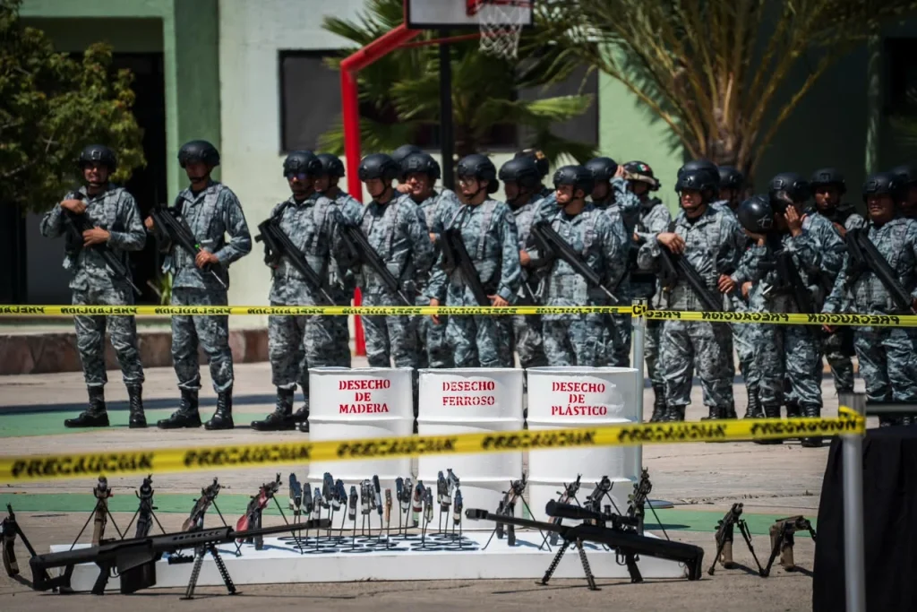 Armas destruidas