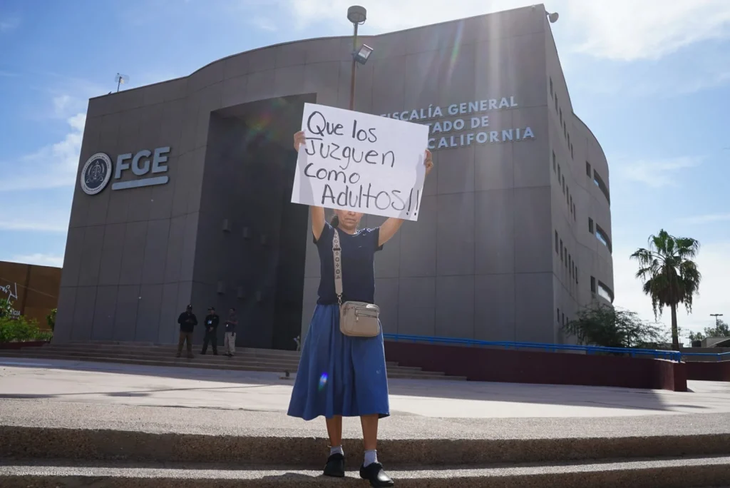 Conductores de plataformas exigen justicia por homicidio de Flaviano López en Mexicali; piden botones de pánico