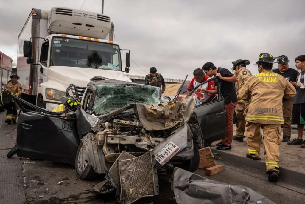 Accidente en Vía Rápida 
