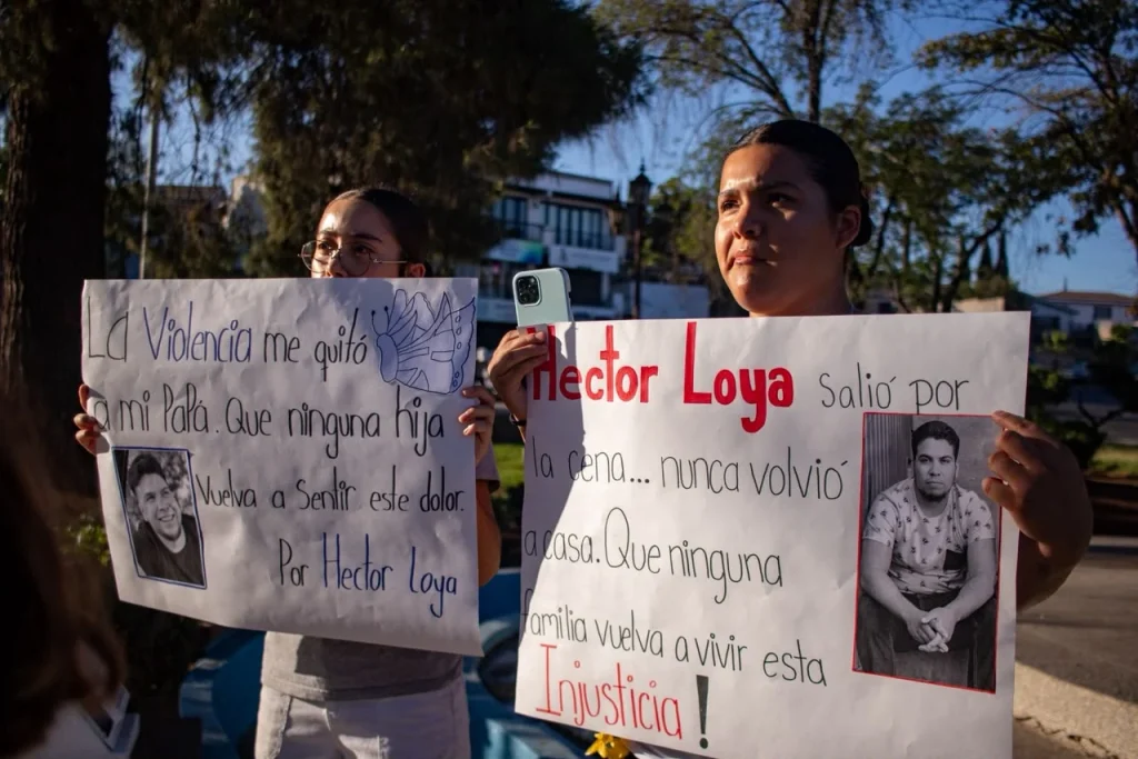 Marchan en Tecate para exigir paz y frenar la ola de violencia en el municipio