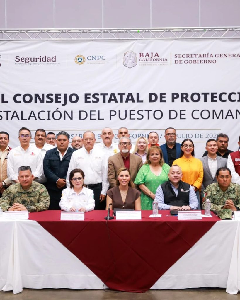 Refuerzan prevención en Baja California ante riesgos por fenómenos meteorológicos