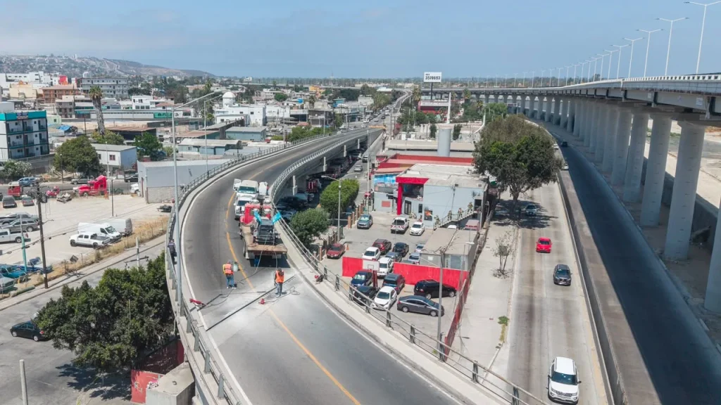 Cierran el Puente El Chaparral en Tijuana por obras de mantenimiento: horarios y vías afectadas