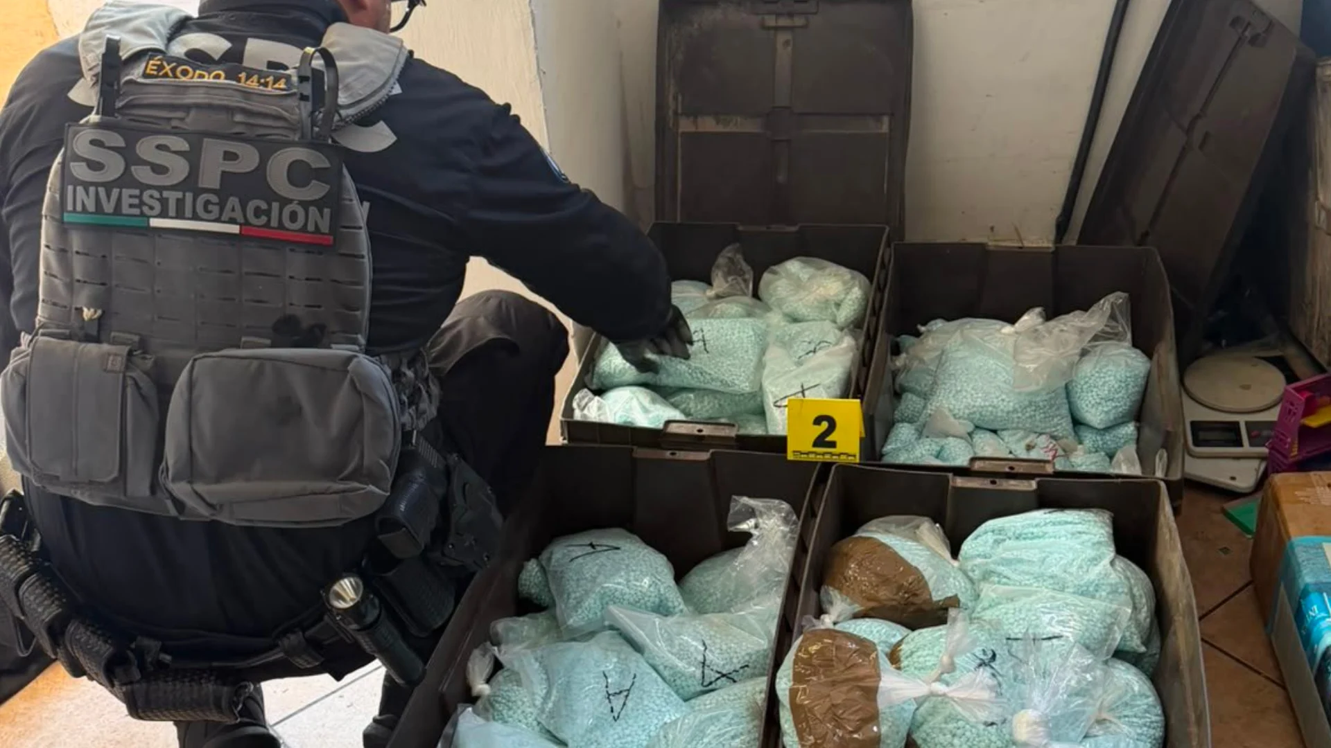 Decomisan 120 kilos de fentanilo en Mexicali en operativo coordinado con la DEA