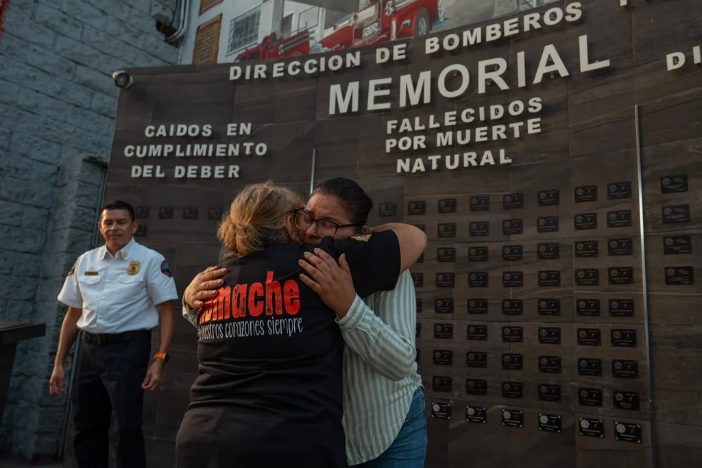 Inscriben a los capitanes Daniel Reynoso y Juan de Dios Romero en el Memorial de Bomberos de Tijuana