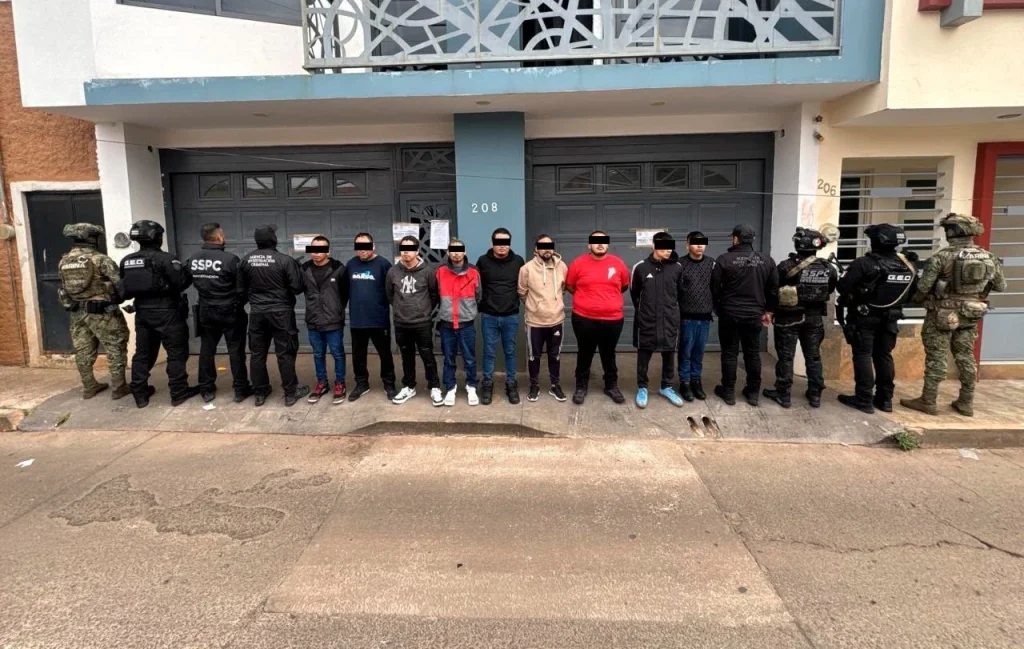 Operativo federal simultáneo deja 20 presuntos integrantes del CJNG detenidos en tres estados