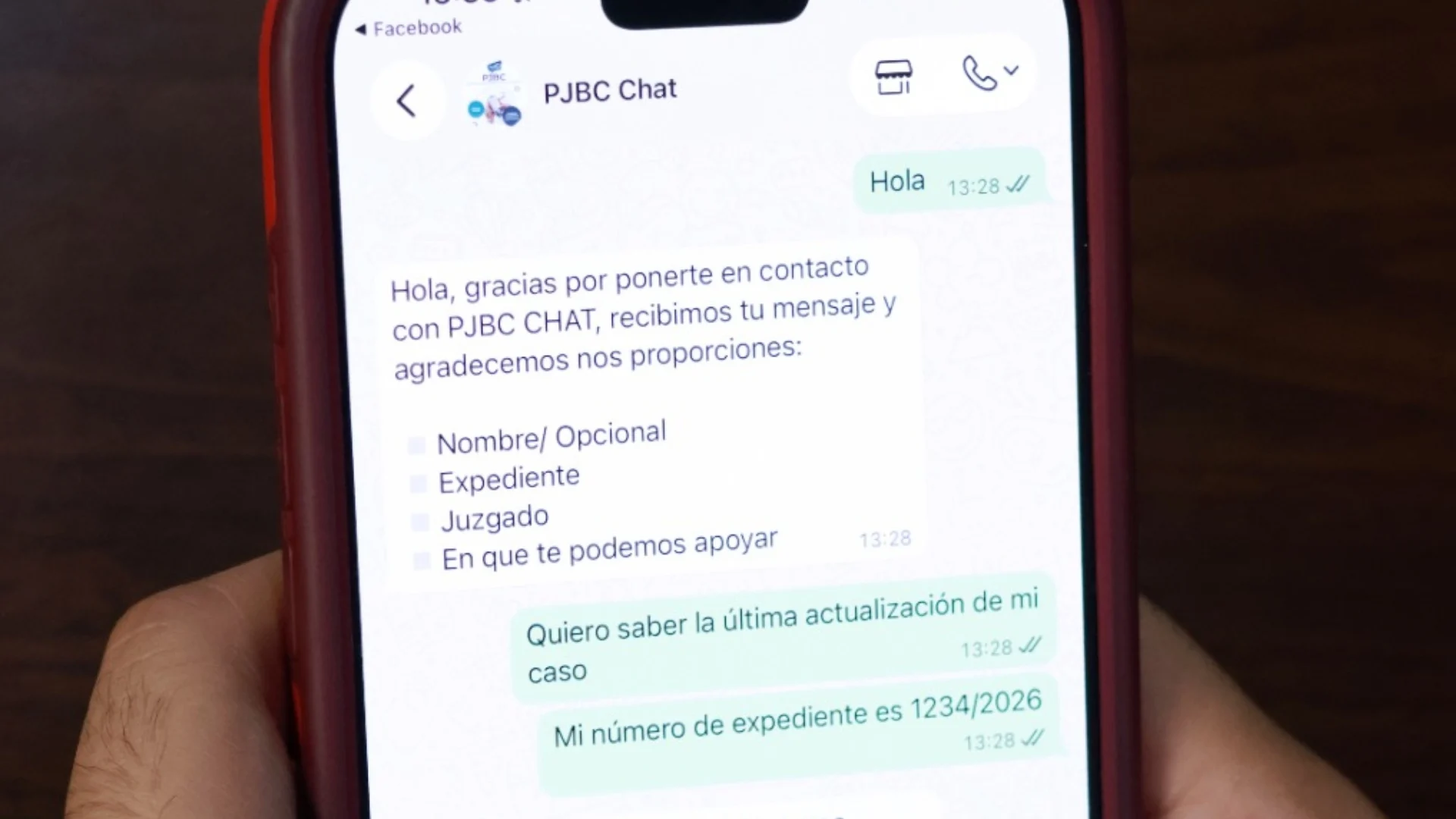 Trámites y consultas judiciales en Baja California: cómo usar el Chat PJBC por WhatsApp