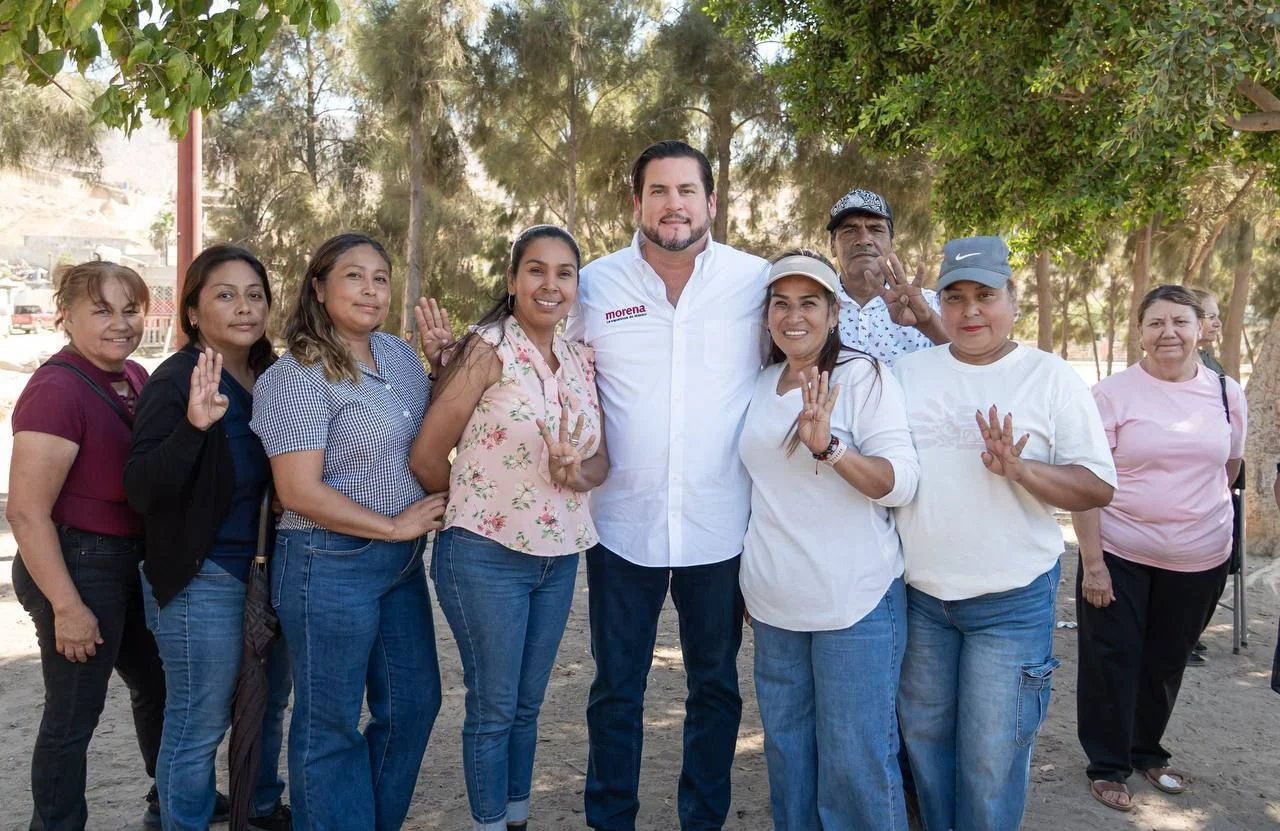 Ismael Burgueño llama a preservar las bases de Morena durante recorrido en Tijuana