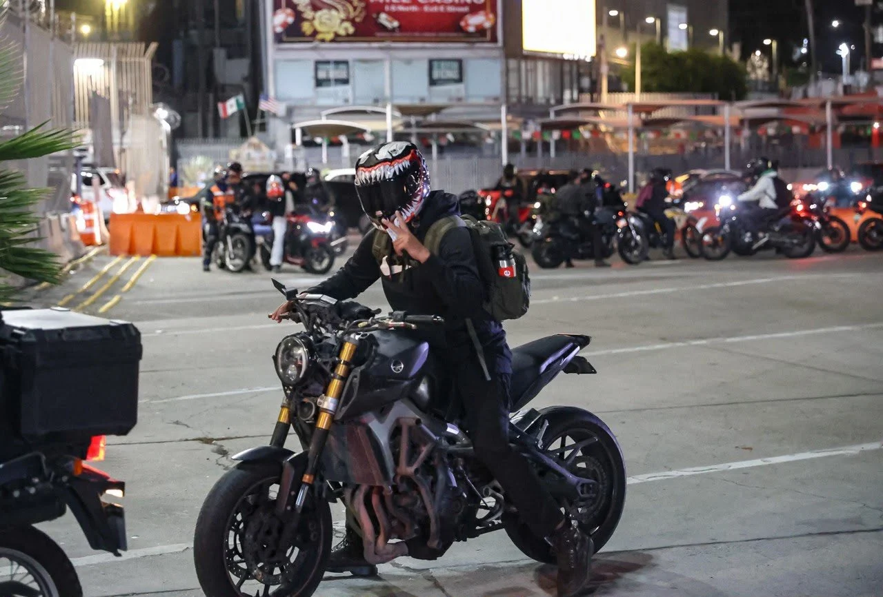Habilitan carril exclusivo para motocicletas en la garita de San Ysidro
