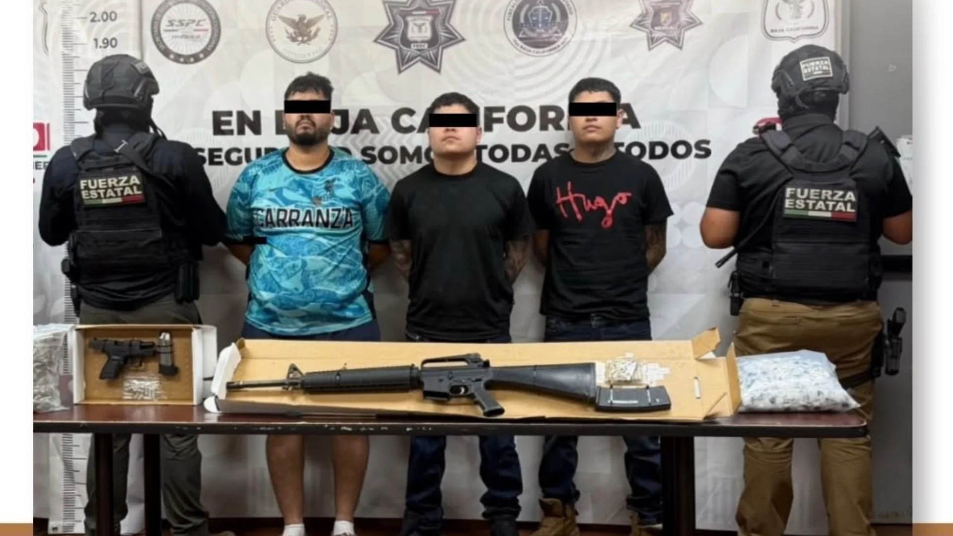 Caen “El Karlitos” y dos presuntos cómplices en operativo de la FESC