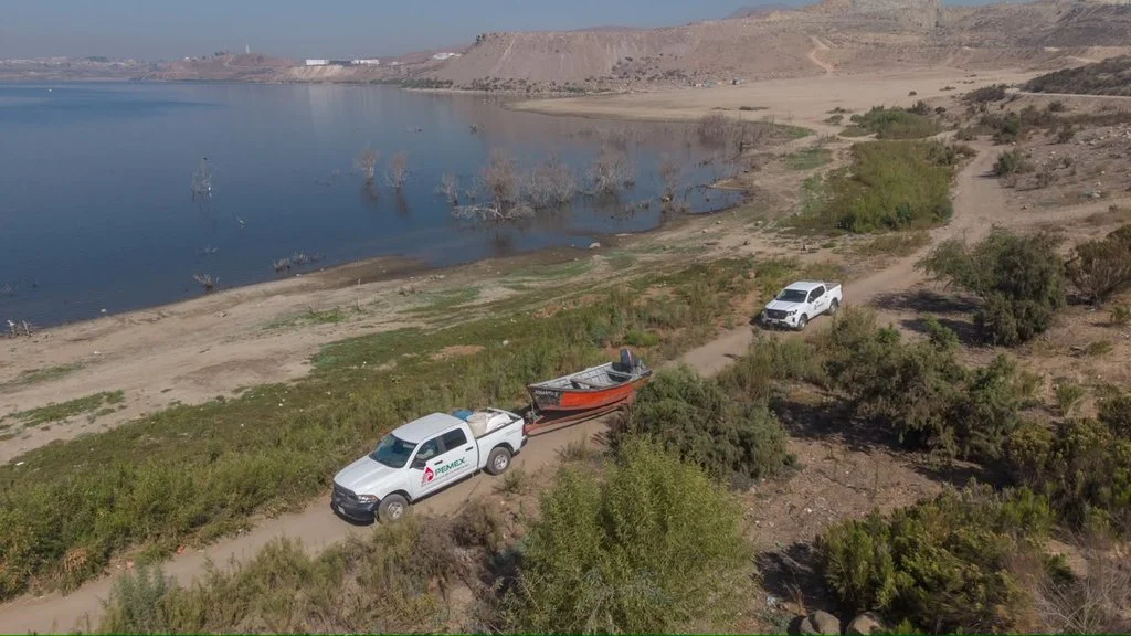 Detectan fuga de hidrocarburo en presa Abelardo L. Rodríguez de Tijuana