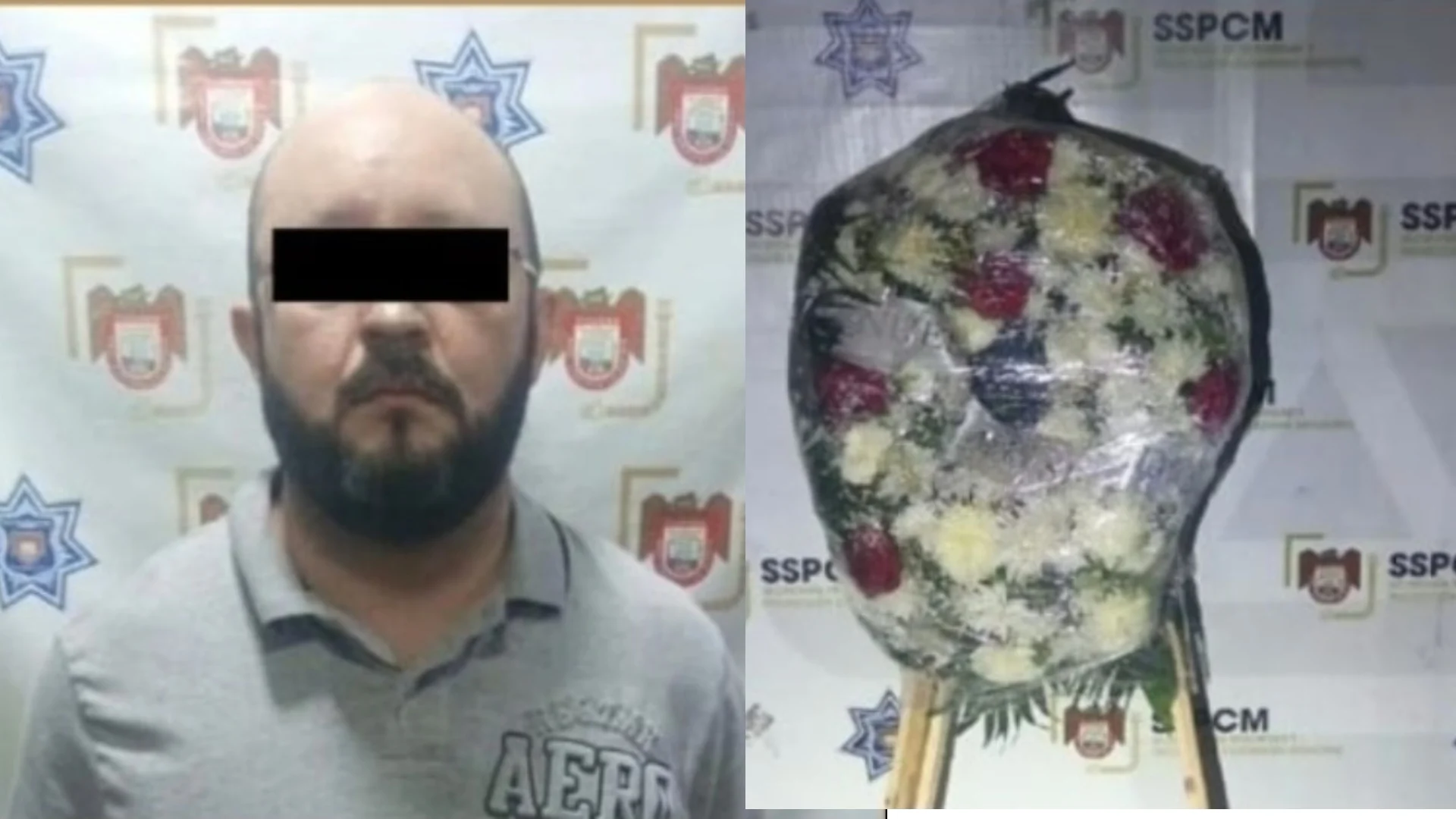 Detienen en Tijuana a conductor de app tras dejar corona fúnebre con mensaje intimidatorio