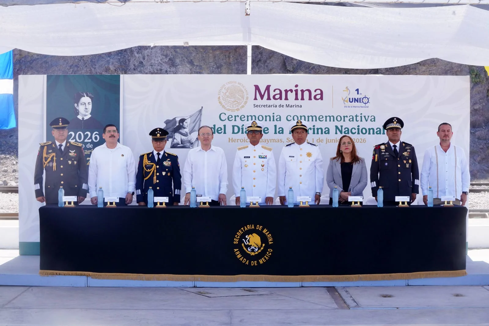 Conmemoran en Guaymas el 84 aniversario del Día de la Marina Nacional