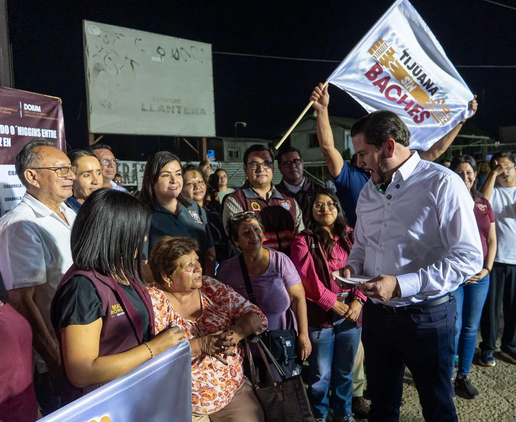 Arranca el programa 'Tijuana Sin Baches' en el bulevar Bernardo O’Higgins