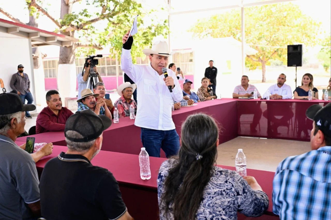 Garantizan agua para el campo en el Fuerte Mayo tras acuerdo entre ejidatarios, Sonora y Conagua