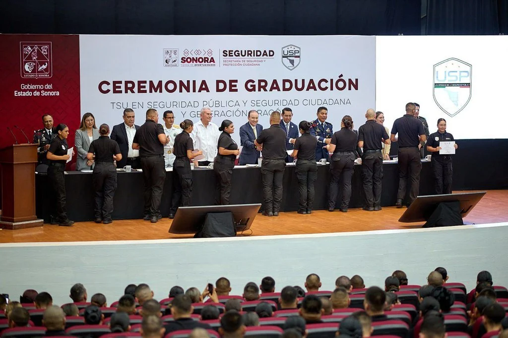 Duplican estado de fuerza en Sonora: se gradúan 271 agentes de la Policía Estatal