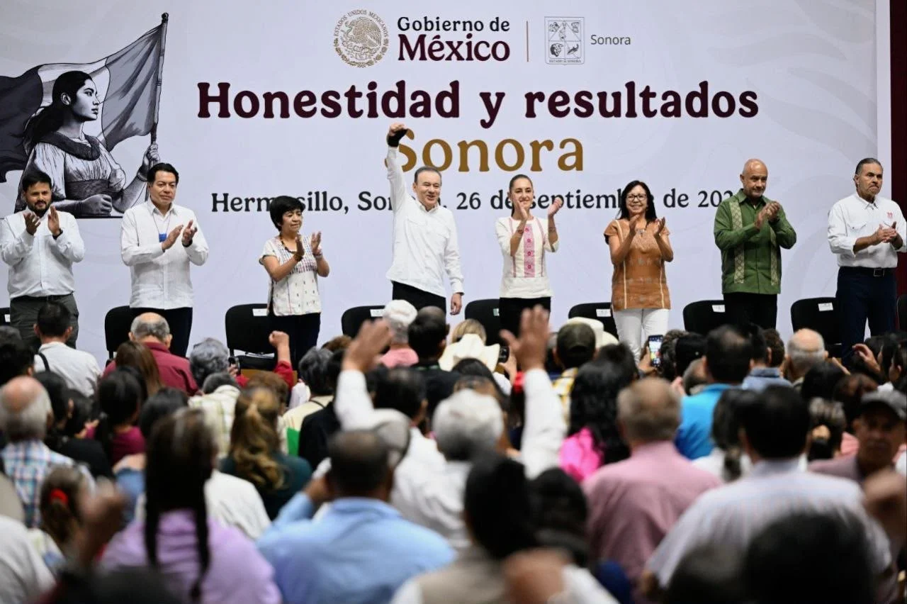 Sheinbaum y Durazo presentan balance de inversión en Sonora: carreteras, salud y apoyos sociales