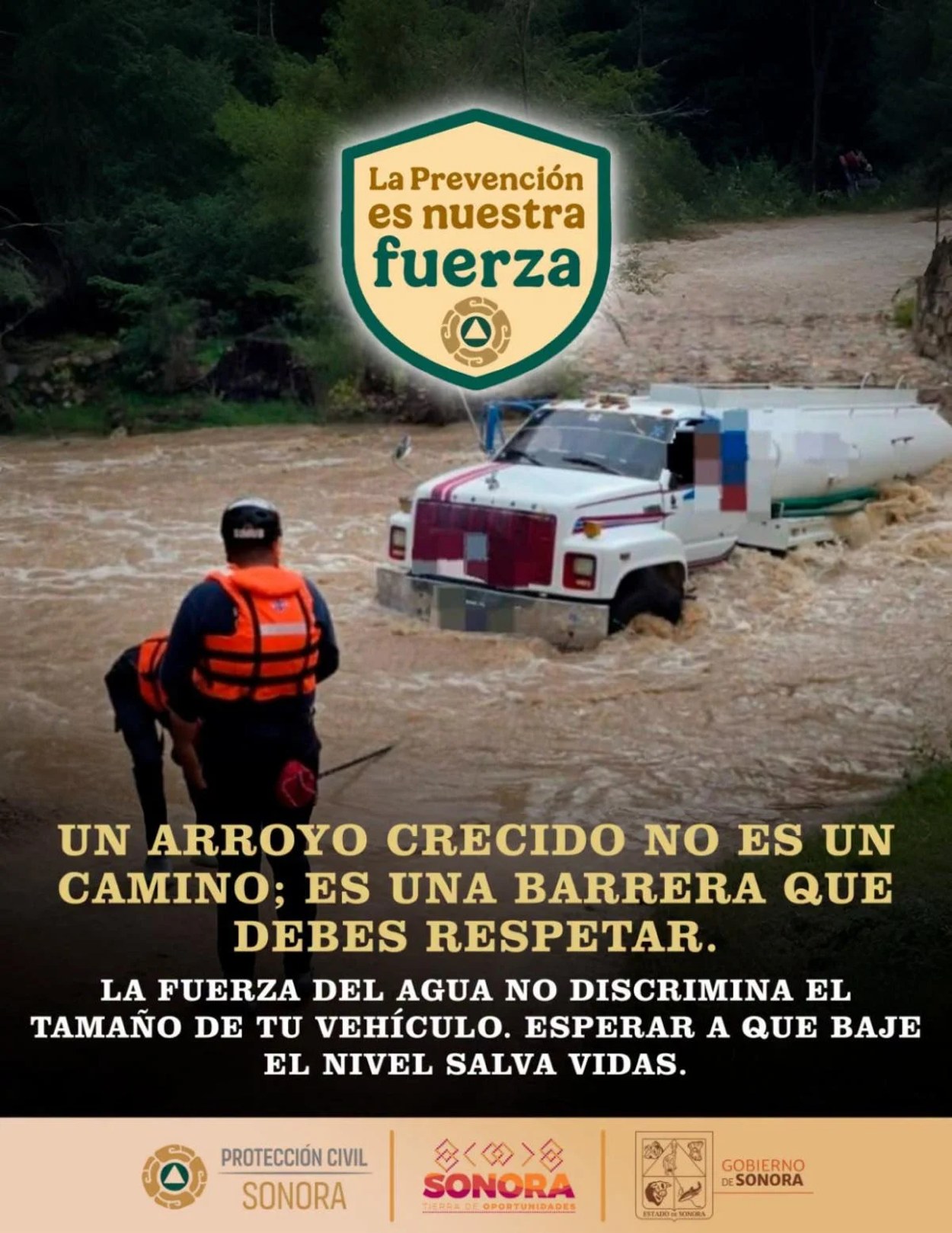 Llama Protección Civil Sonora a reforzar medidas preventivas por lluvias en la entidad
