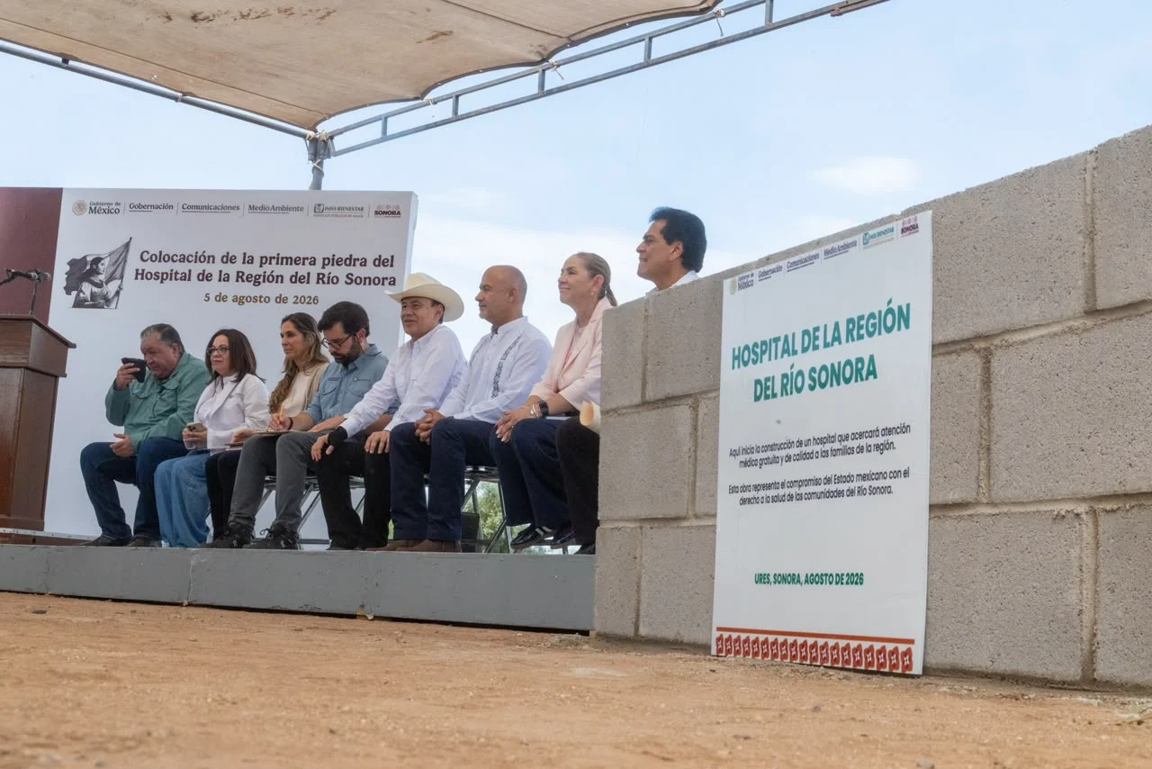 Gobernador Durazo y Presidenta Sheinbaum hacen justicia al Río Sonora con inicio del Hospital Regional en Ures