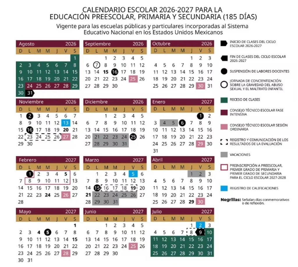 Ya viene el megapuente de 4 días para escuelas