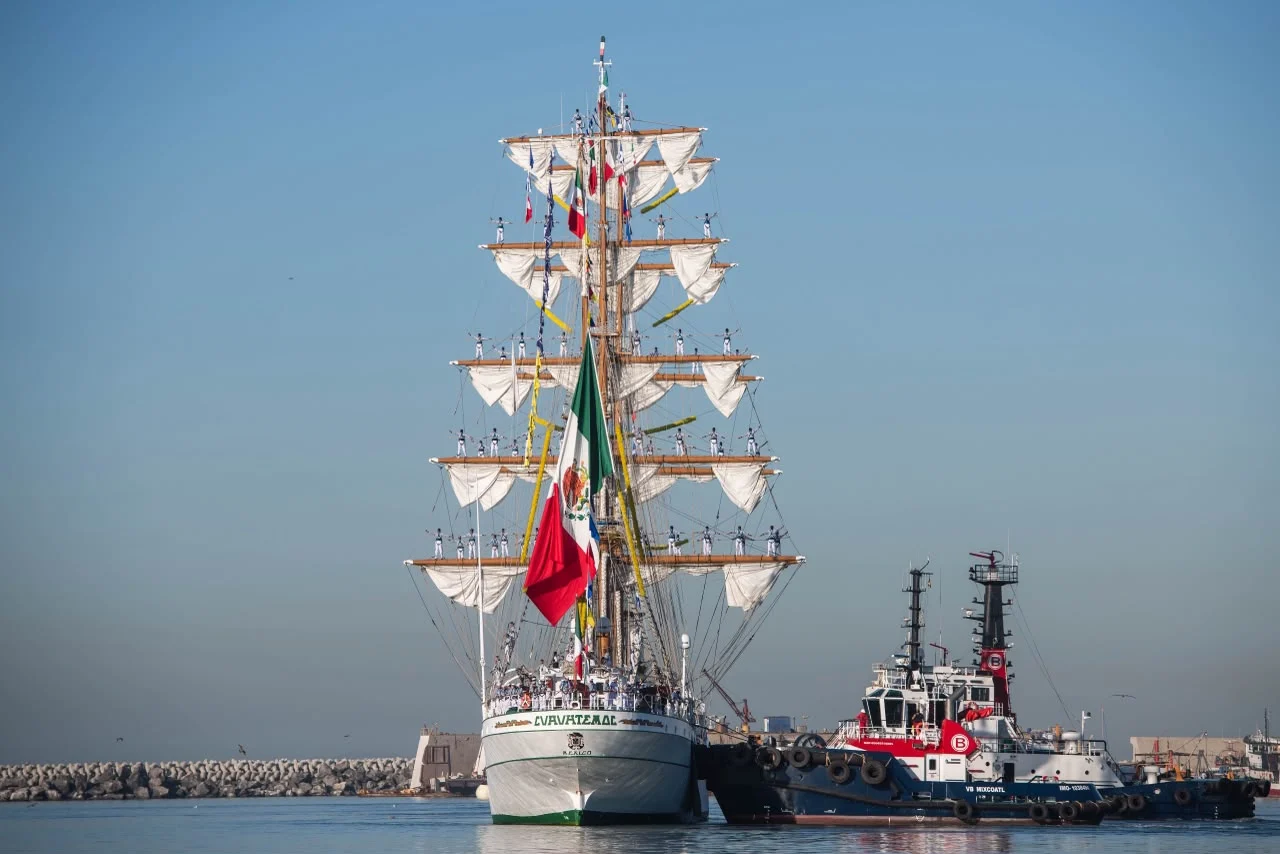 Buque Escuela Cuauhtémoc llega a Ensenada: amplía estancia con recorridos gratuitos hasta el 11 de octubre