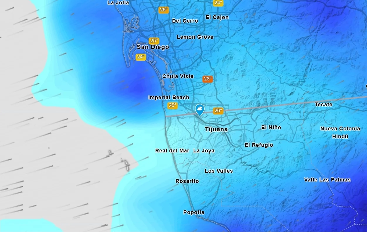 Tormenta tropical Rachel pone en alerta a Tijuana y San Diego: se esperan lluvias intensas y fuertes vientos