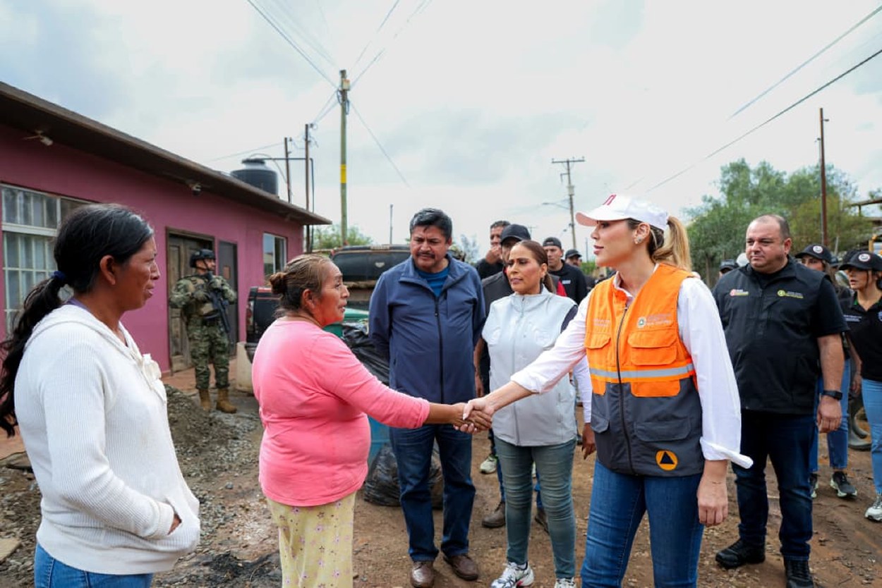 Lluvias en Ensenada: Marina del Pilar recorre zonas afectadas y Protección Civil advierte más precipitaciones