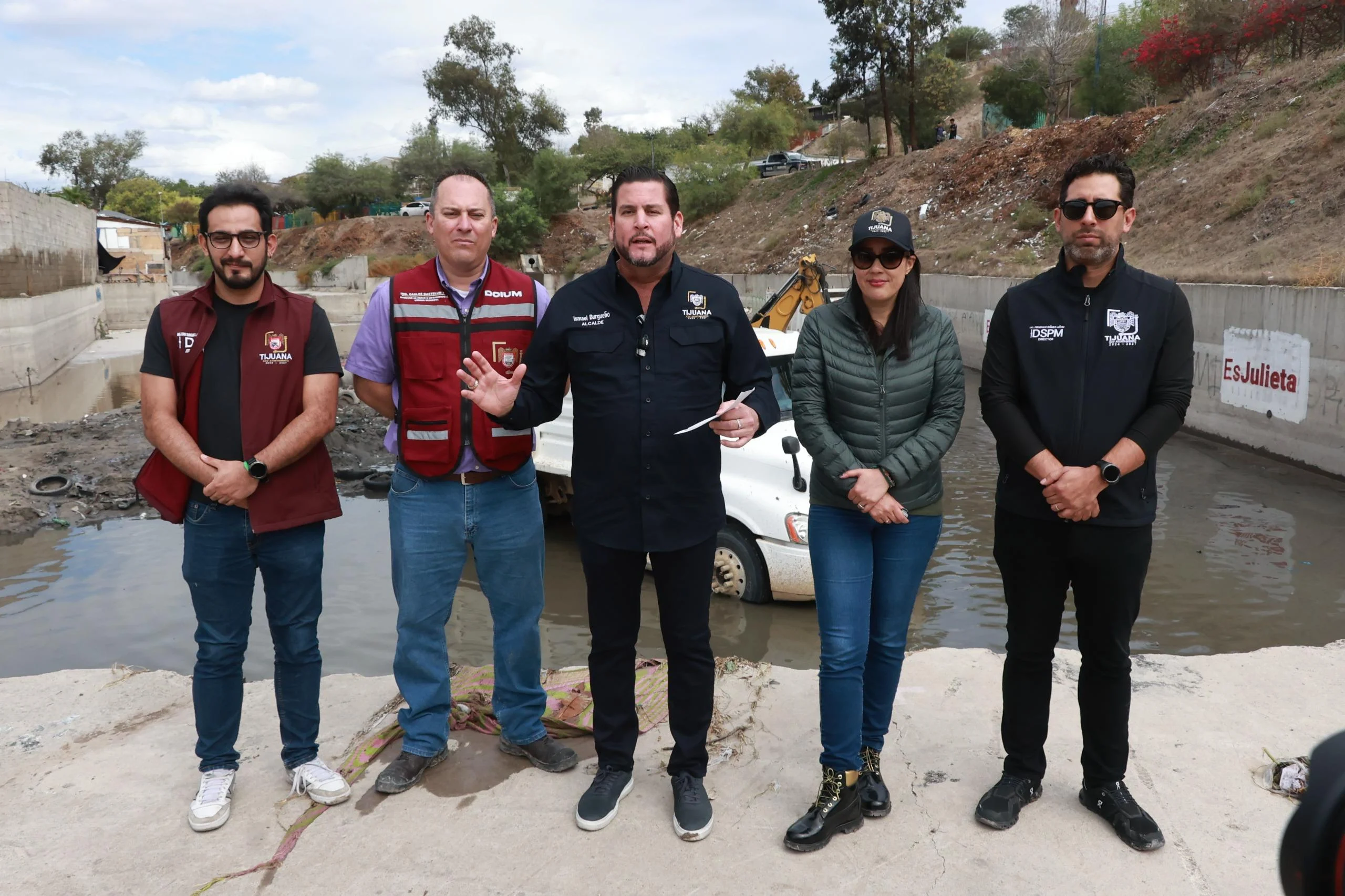 Limpieza en desarenador Florido 1 busca prevenir inundaciones para 20 mil residentes en Tijuana