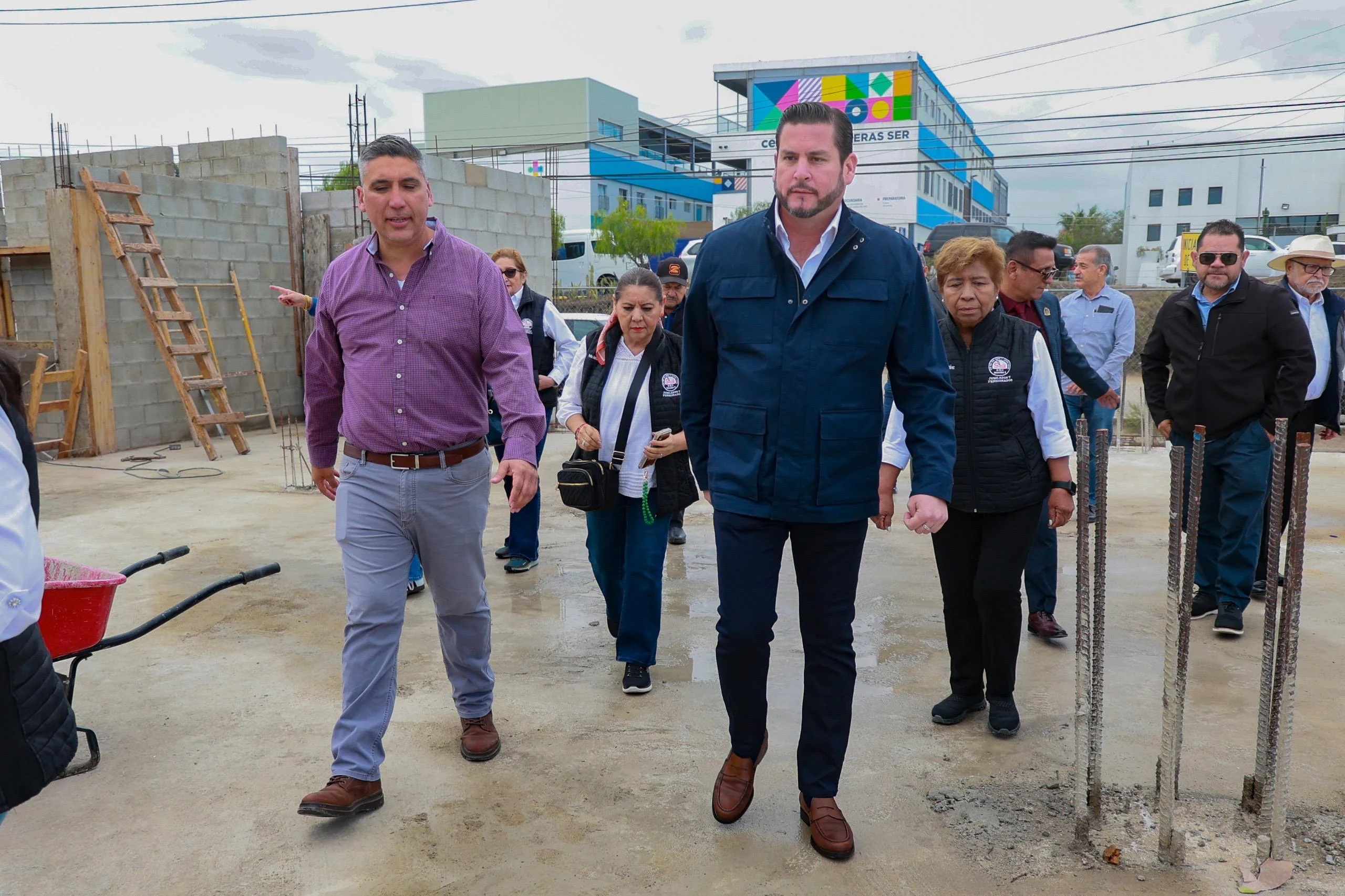 Supervisa Ismael Burgueño avances de la Casa de Retiro para maestros jubilados del SNTE