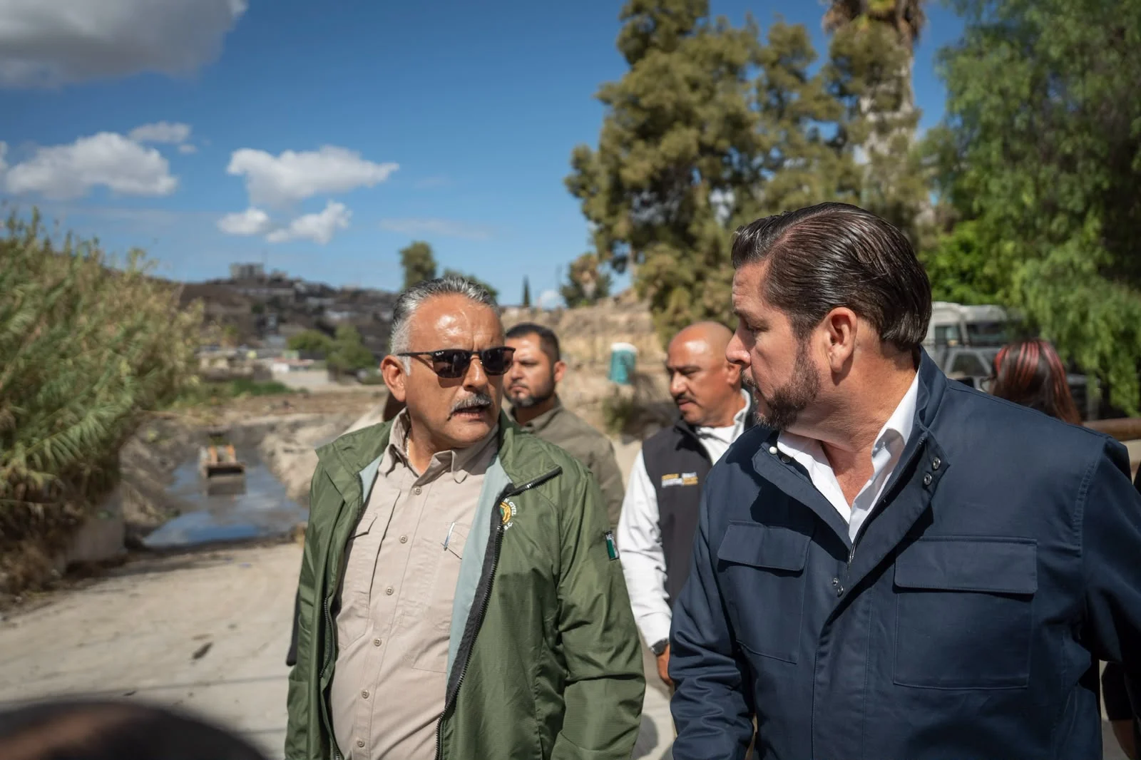 Refuerzan limpieza en desarenador del Aguaje de la Tuna ante próximas lluvias en Tijuana