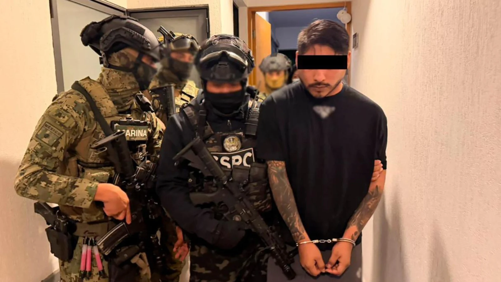 Detienen a Iván “N”, alias “El Cromo”, presunto líder criminal del Istmo de Tehuantepec