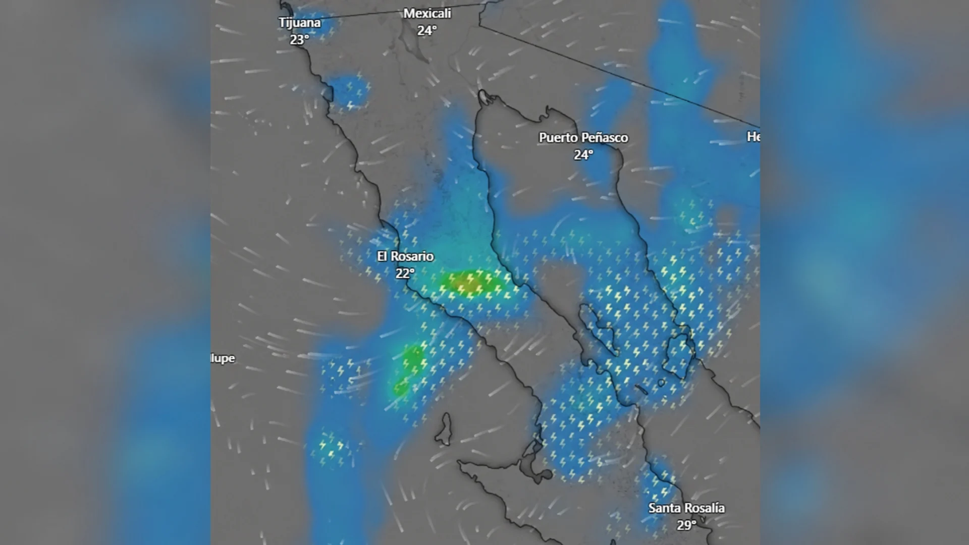 Pronostican lluvias fuertes y rachas de viento de hasta 100 km/h este fin de semana