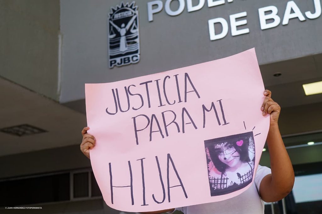 Familiares de Brenda protestan en Mexicali por retraso de cuatro años en caso de feminicidio