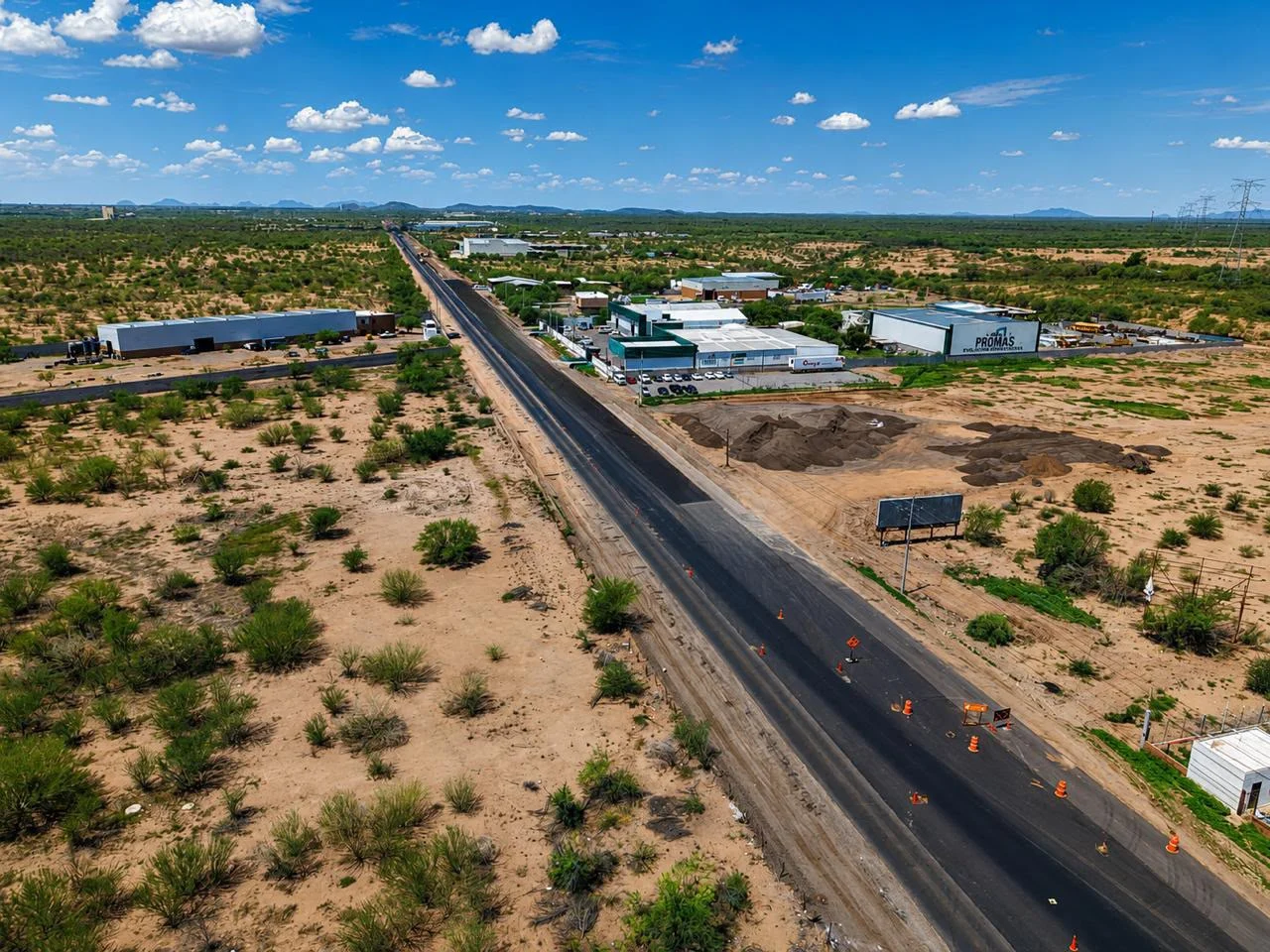 Carretera Hermosillo-Bahía de Kino registra 95% de avance