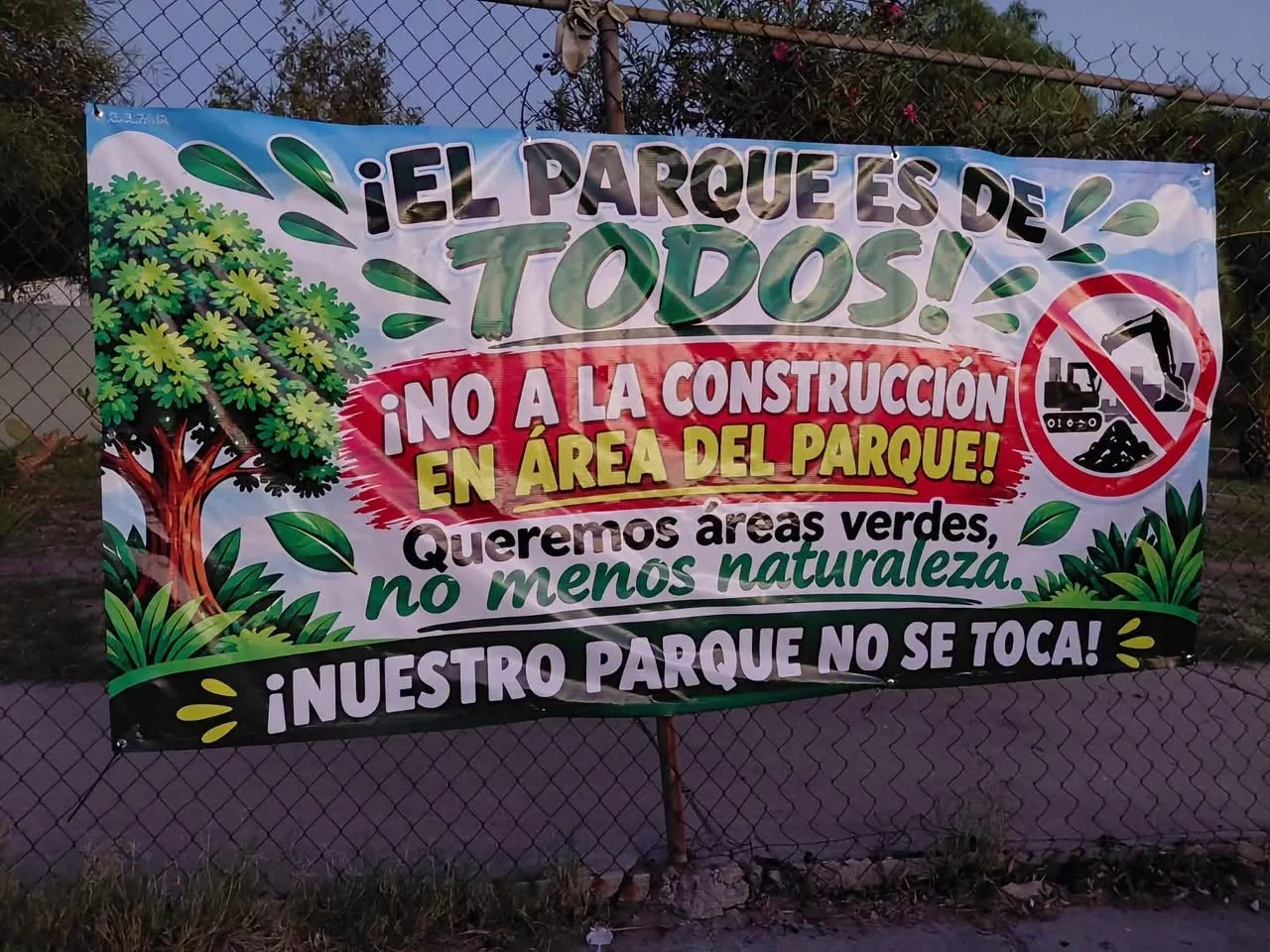 Ismael Burgueño garantiza la permanencia del parque Guaycura ante inquietudes vecinales