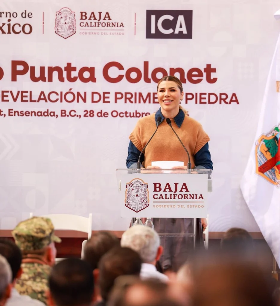 Colocan primera piedra para el Megapuerto Punta Colonet; conectará Baja California con el mercado de EE. UU. hacia 2029