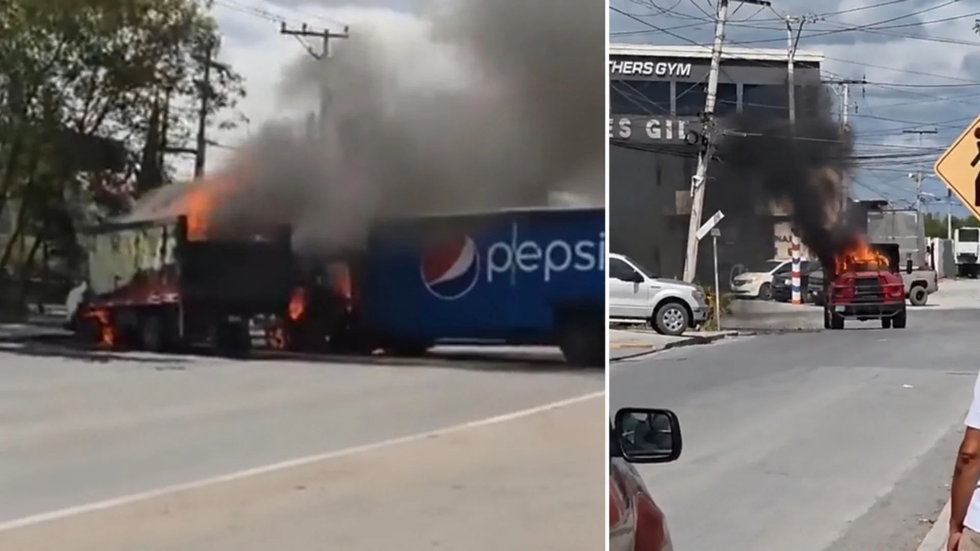 Balaceras y bloqueos en Matamoros dejan 6 muertos y alerta de EE. UU.