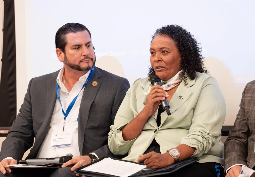 Ismael Burgueño impulsa agenda de movilidad y seguridad en la Cumbre de Alcaldes Fronterizos en San Diego