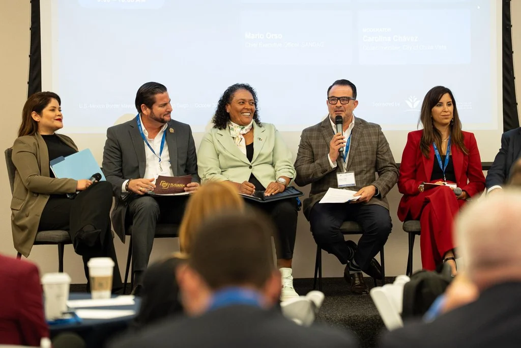 Ismael Burgueño impulsa agenda de movilidad y seguridad en la Cumbre de Alcaldes Fronterizos en San Diego
