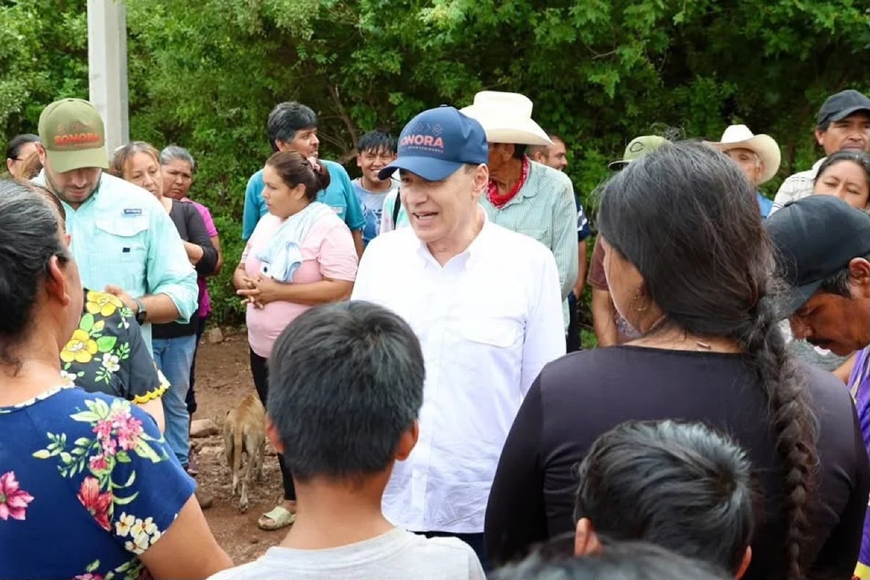 Despliega Gobernador Durazo operativo emergente para atención a familias de Guaymas y Empalme tras fuertes lluvias